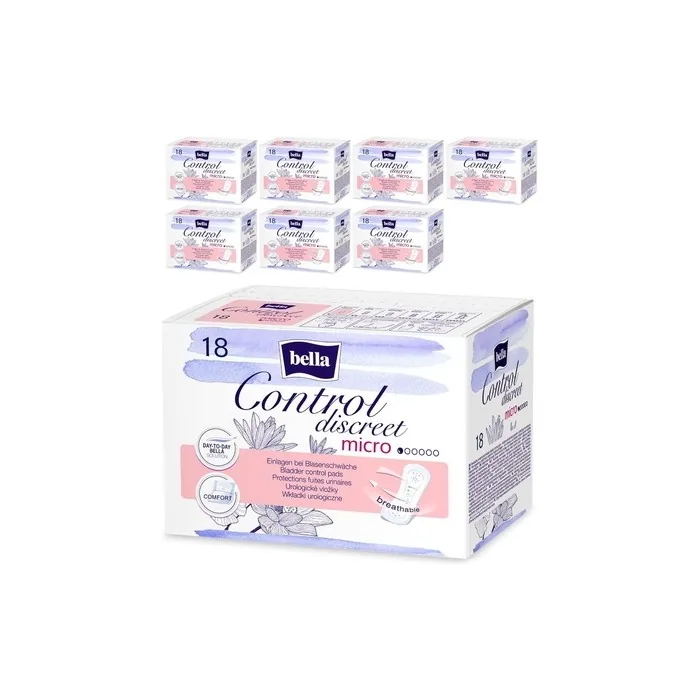 Bella Control Discreet Incontinence Pads Micro For Mild Bladder Weakness