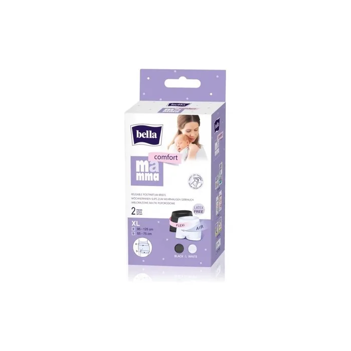 Bella Mamma Comfort Postpartum Panties Xl 2 Pcs