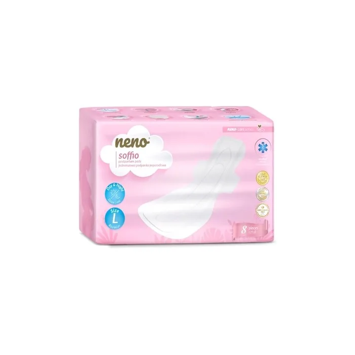 Neno Soffio Disposable Postpartum Pads, 8 Pieces