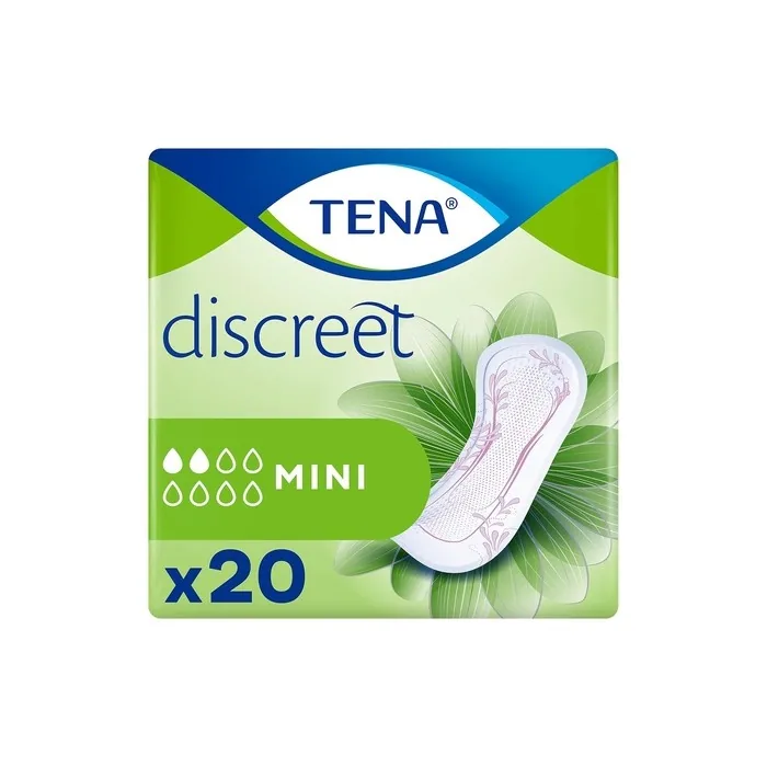 Cosmetics Tena Discreet Pad 20 Units Mini4