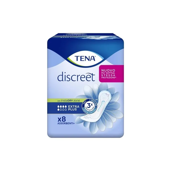 TENA Discreet InstaDRY Extra Plus - Pack of 8