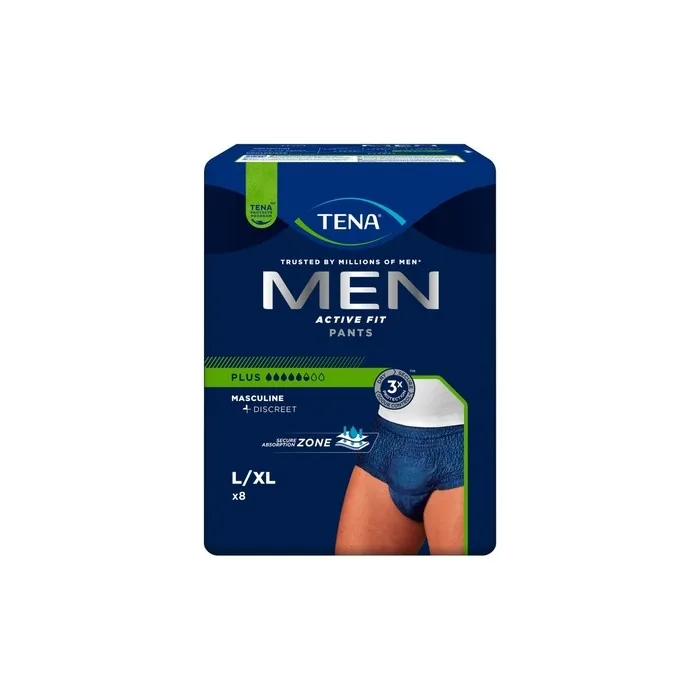 Tena Men Pants Plus Large 8 Count