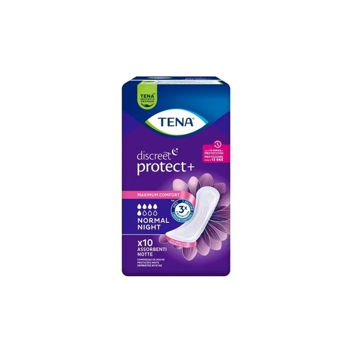 Tena Discreet Normal Night 10 Units