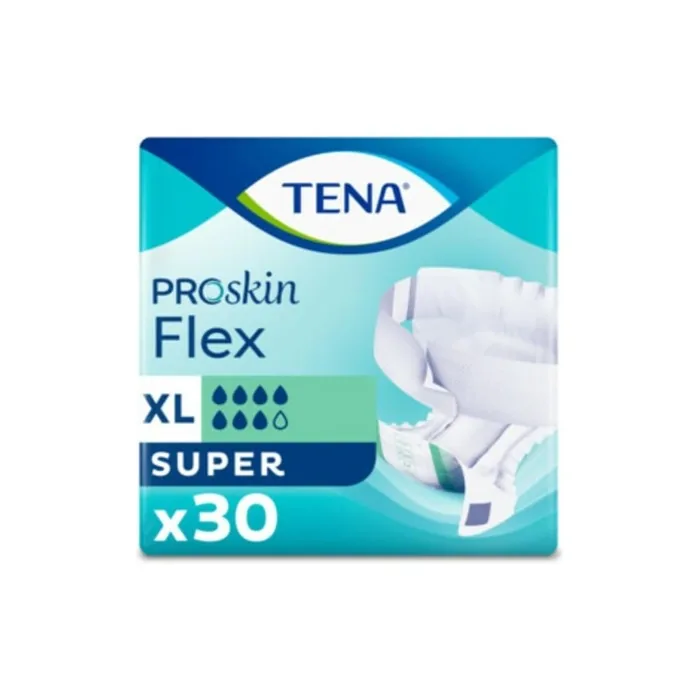 Tena Proskin Flex Super Incontinence Pad 30 Pieces XL