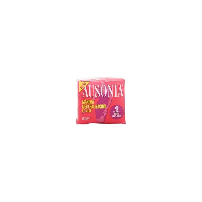 Ausonia Ausonia Super Plus With Wings Sanitary Towels 12 Units