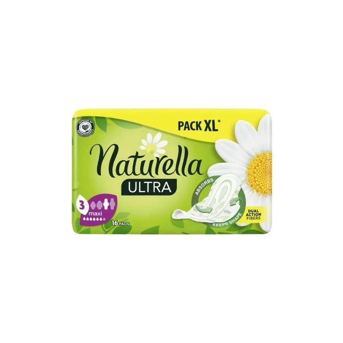 P&G Chemia Naturella Ultra Chamomile Maxi Sanitary Napkins Duo Pack 16 Pieces