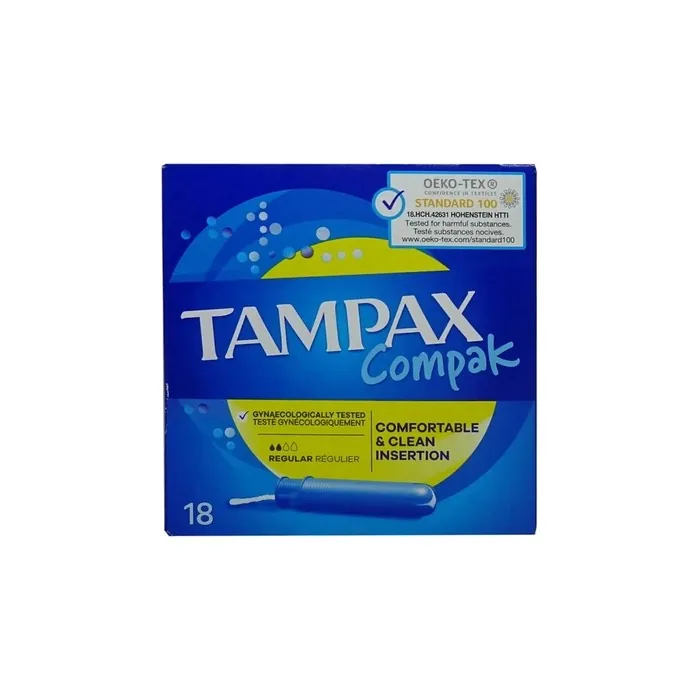 Tampax Tampax Compak Regular Tampons 18 Units