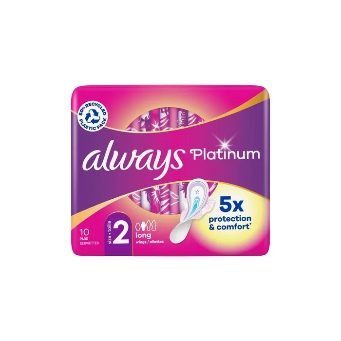 Always Platinum Long Sanitary Pad Mt 2 Always Brand Feminine Care Product