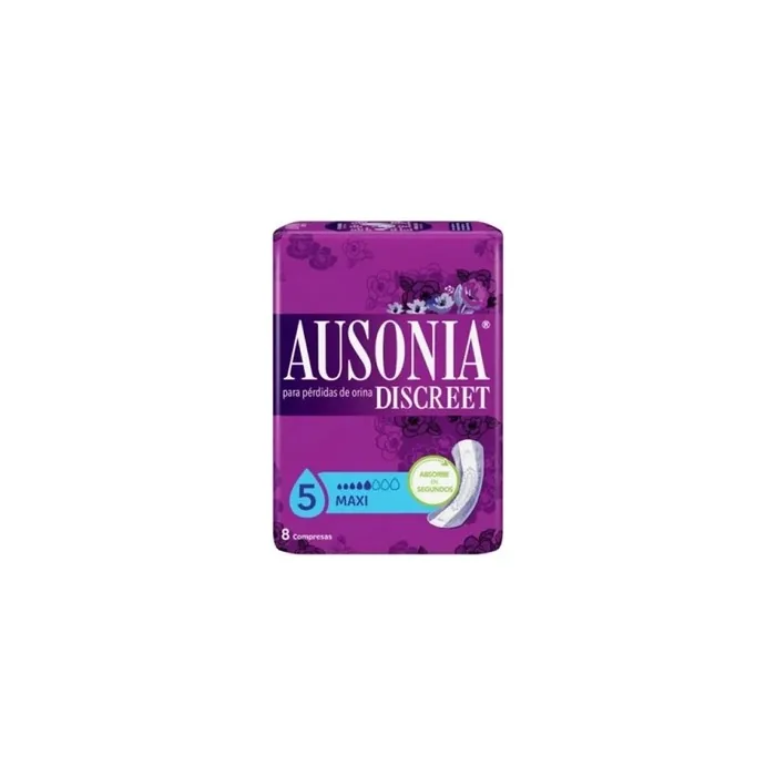 Ausonia Ausonia Discreet Sanitary Towels Maxi Urinary Incontinence 8 Units