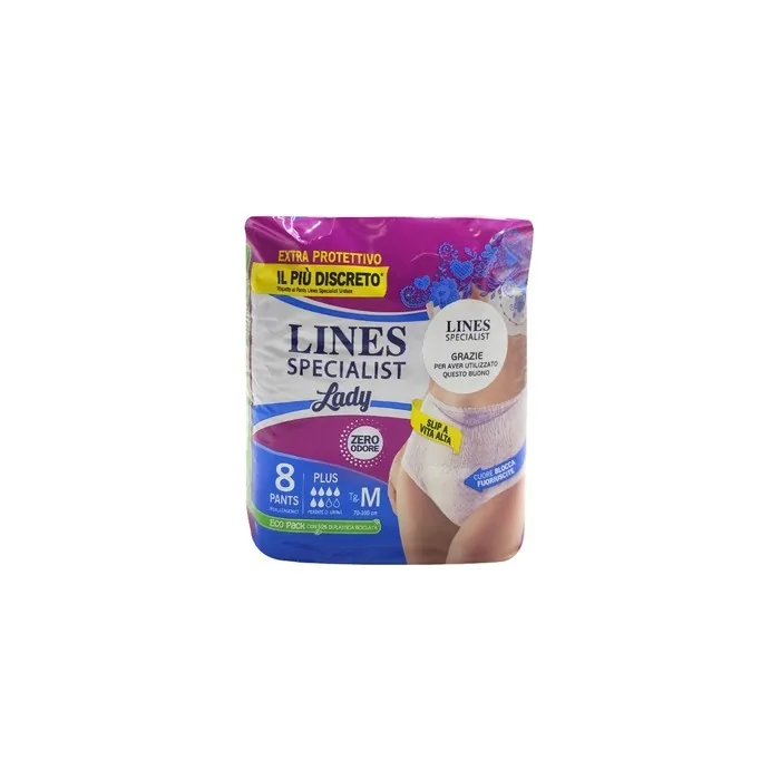 Lines Specialist Plus Absorbent Culottes for Urinary Leaks Size M
