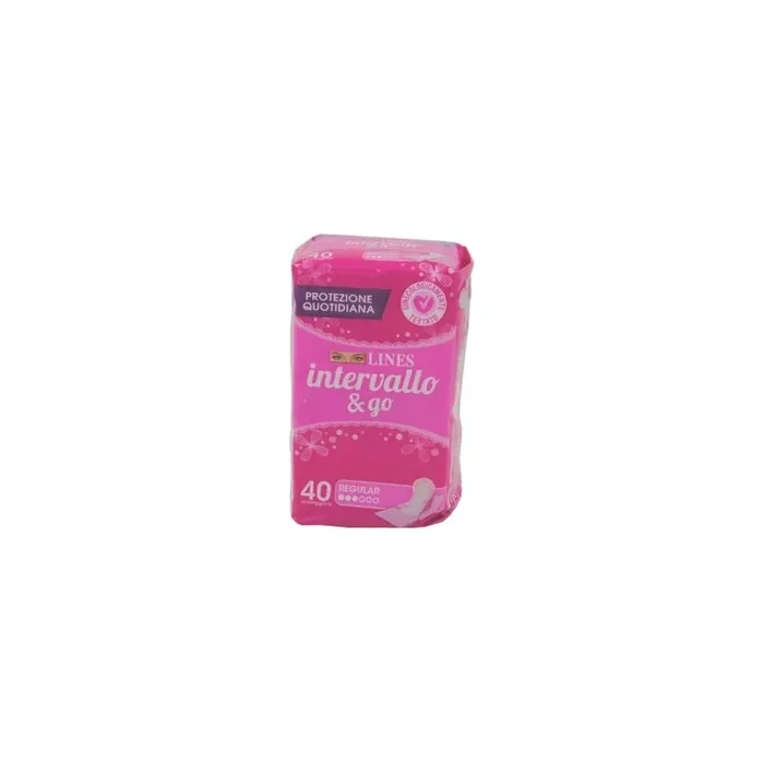 Fater Spa Lines Intervallo Ultra Regular 40 Folded Panty Liners