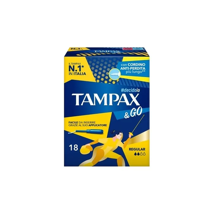 Tampax Tampax & Go X 18 New Regular Tampons