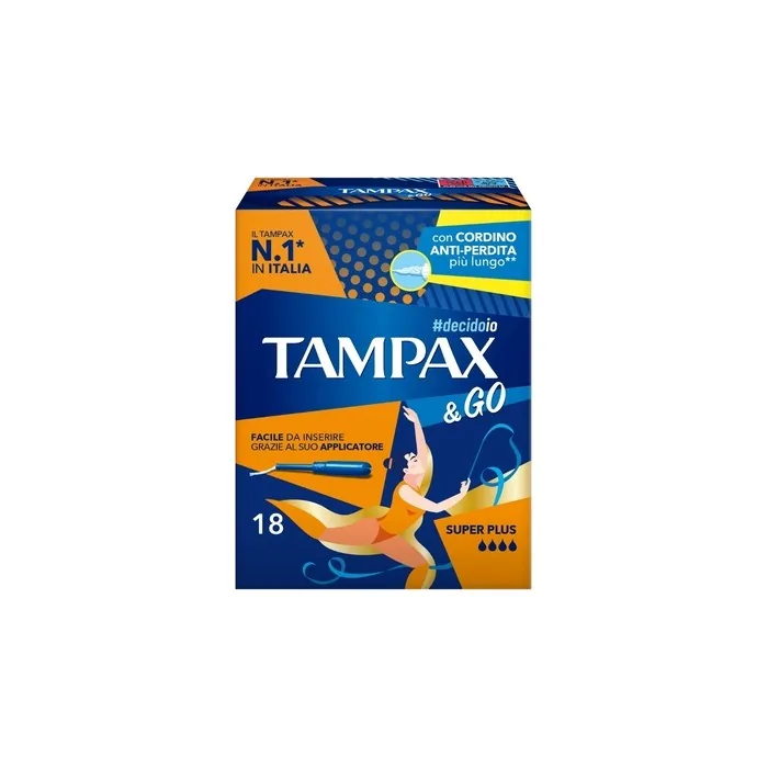 Tampax Tampax & Go X 18 New Super Plus Tampons