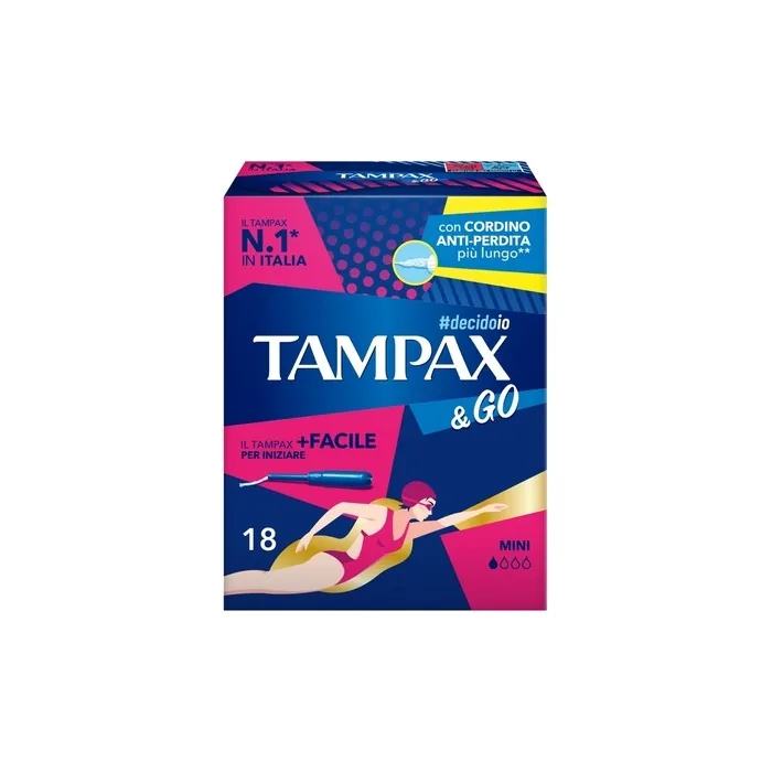 Tampax & Go Mini 18 Count Tampons