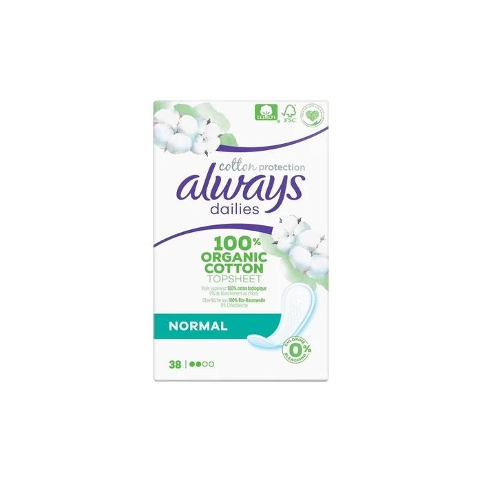 Always Daily Cotton Protection Normal Feminine Care