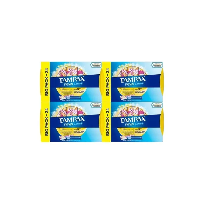Always Tampax Compak Pearl Regular 24 Units
