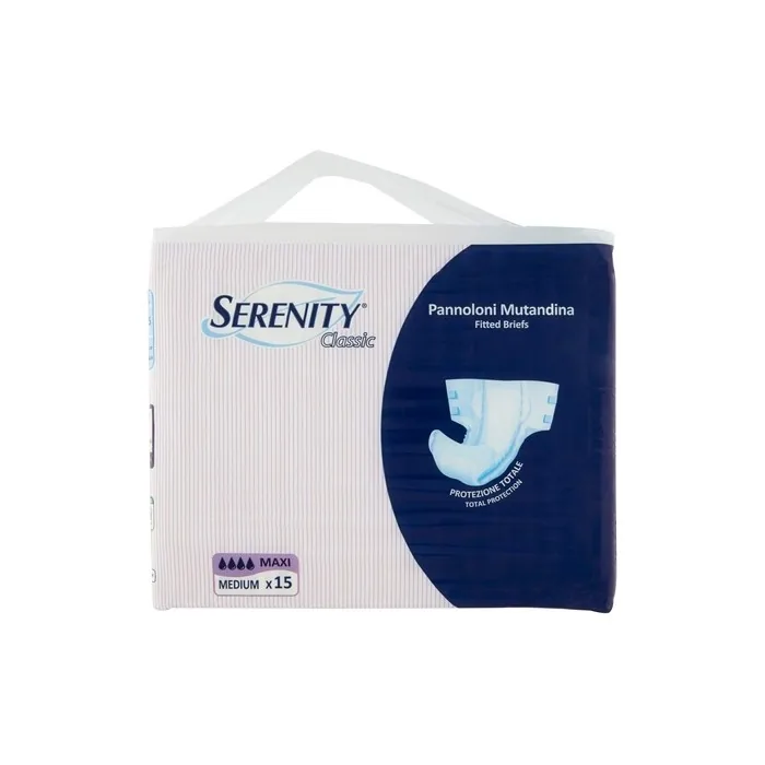 Serenity Classic Panty Maxi Nappies Medium Size 15 Pack