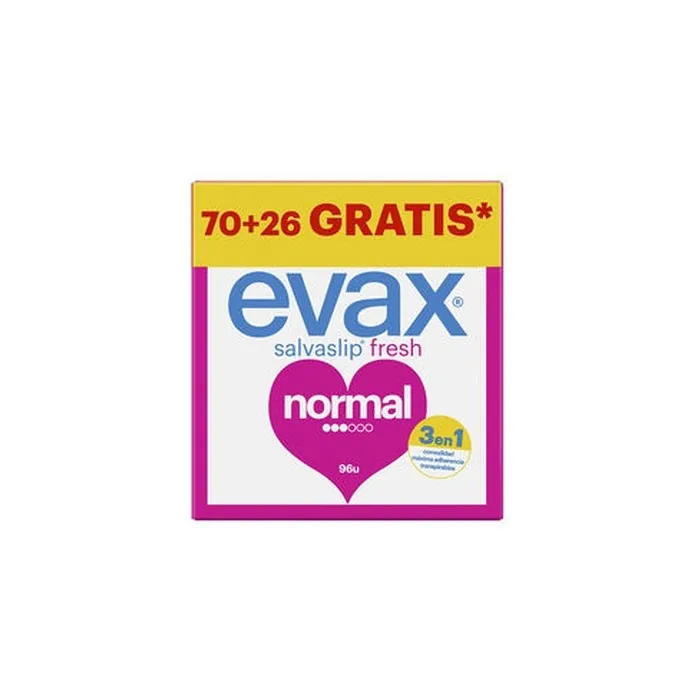 Evax Salvaslip Normal 96 Units Feminine Hygiene Panty Liners