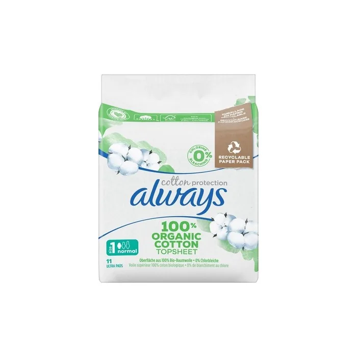 Always Cotton Protection Normal Plus Sanitary Napkins