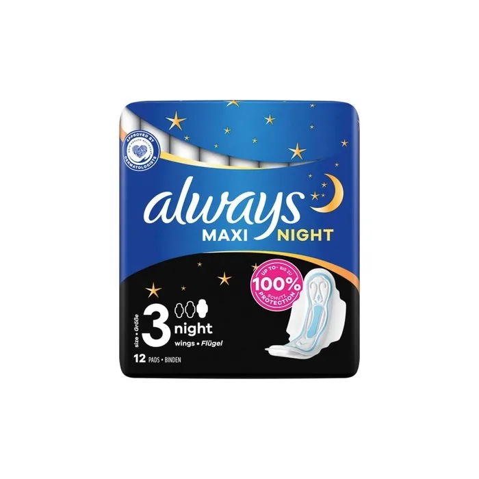 Always Always Maxi Night 12 S Feminine Hygiene Product