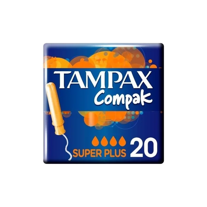 Tampax Compak Super Plus Tampons 22 Count