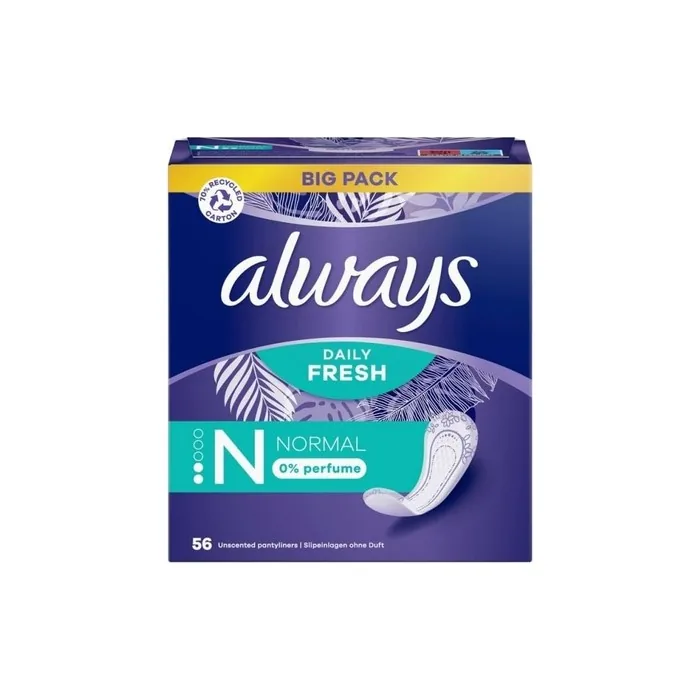 Always Daily Fresh Normal Pantyliners - Fragrance Free