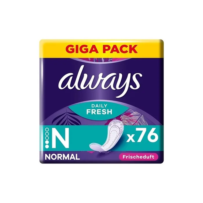 Always Dailies Fresh & Protect Normal Liners for Women 76 Pads