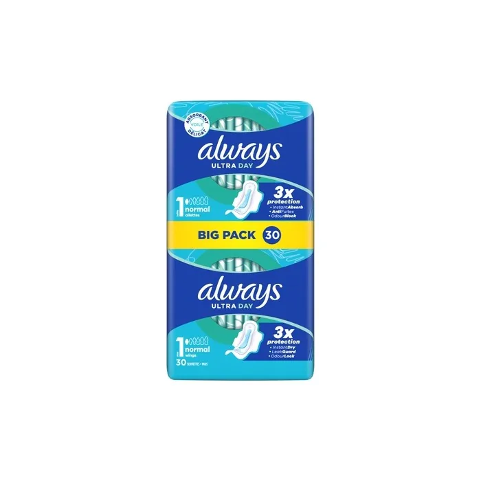 Always Ultra Day Normal Sanitary Pads With Wings