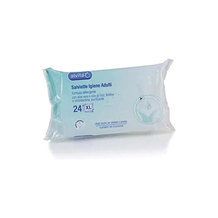 Alvita Salv Adult Hygiene 24 Pieces
