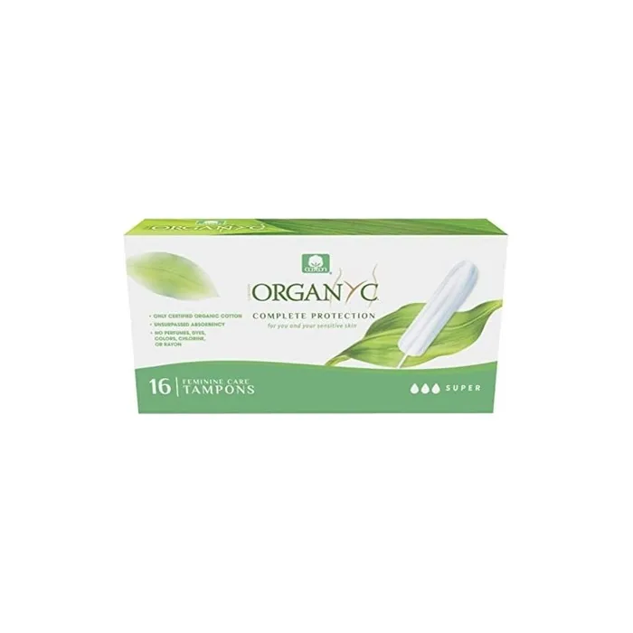 Organyc Super Tampons 16 Count