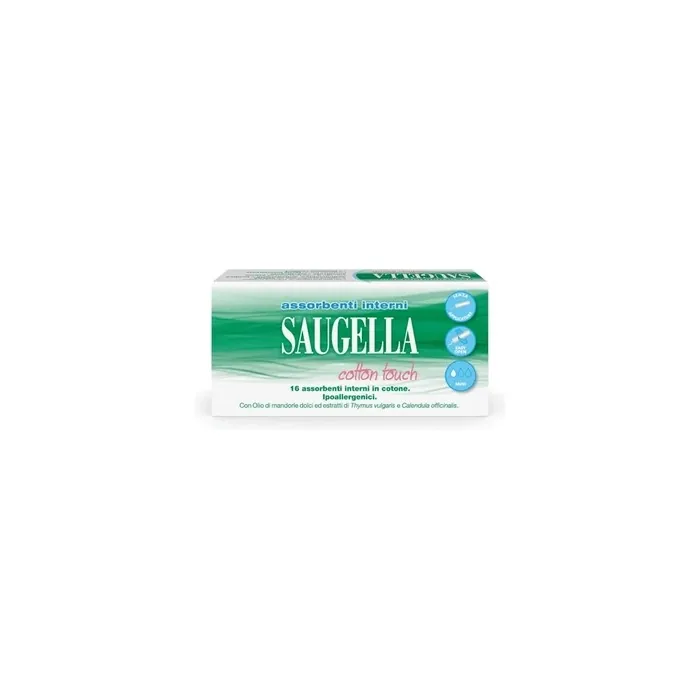 Meda Pharma Saugella Cotton Touch Internal Absorbents Mini 16 Pieces Price Cut
