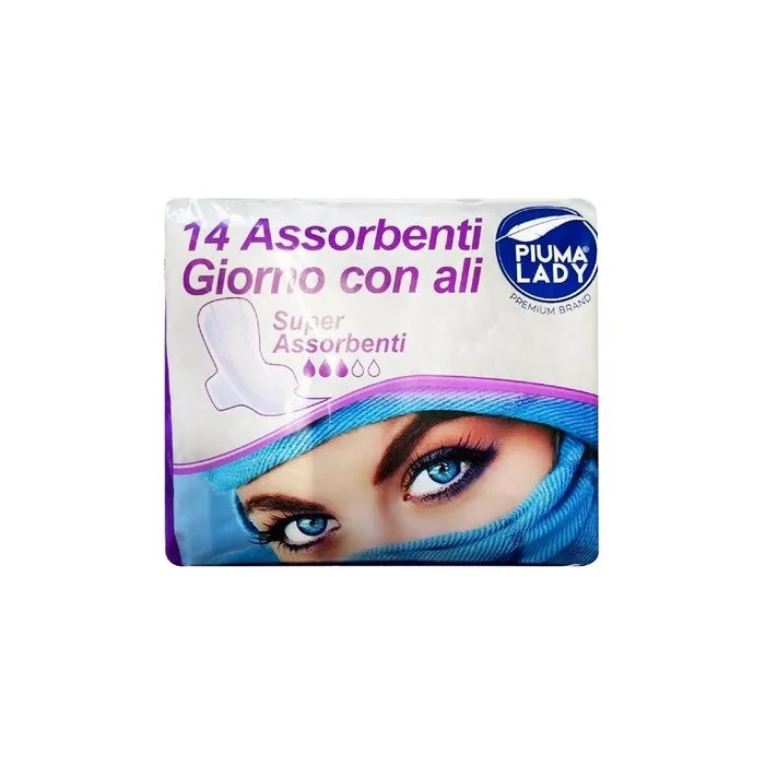 Piuma Lady Ali 14 Pz Absorbent Sanitary Napkins