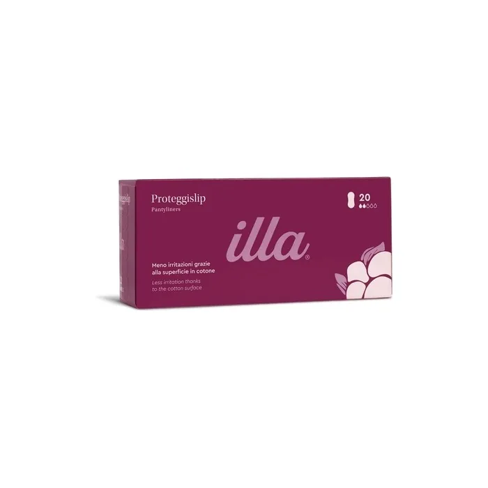 Illa Absorbent Panty Liners with 100% Cotton Surface