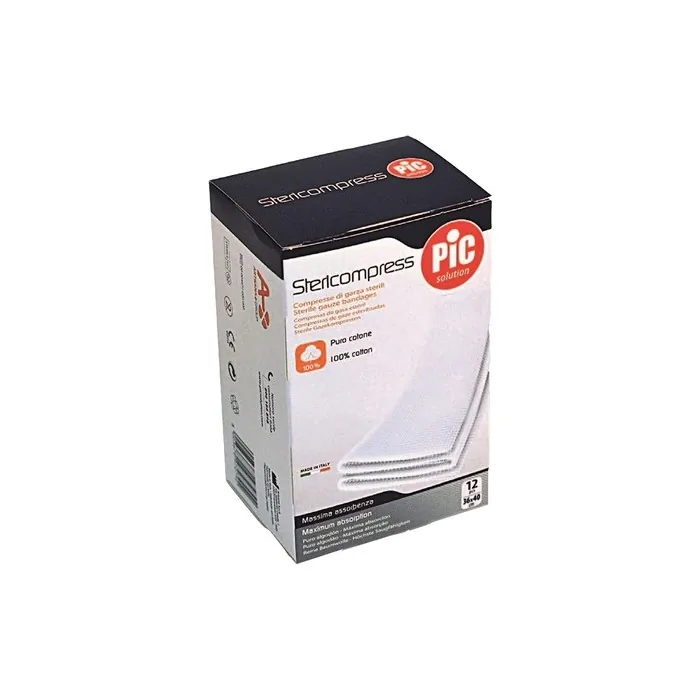 Pic Sterile Gauze Compresses 18x40cm 12 Units