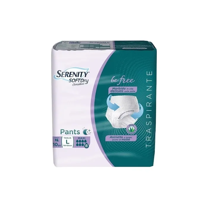 Serenity Pants Sd Sensitive Be Free Maxi L 10 Pezzi