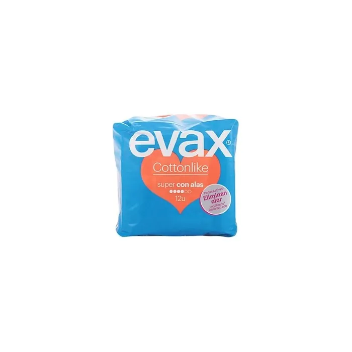 Evax Evax Cottonlike Super With Wings Sanitary Towels 12 Units