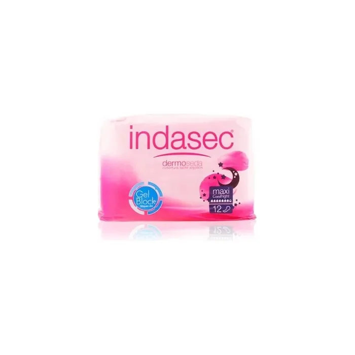 Indasec Indasec Dermoseda Good Night Incontinence Compress Maxi 12 Units