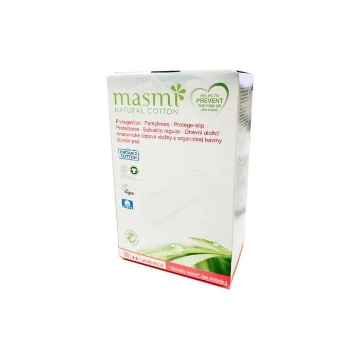 Masmi Natural Cotton Organic Panty Liners Flex 30 Pieces