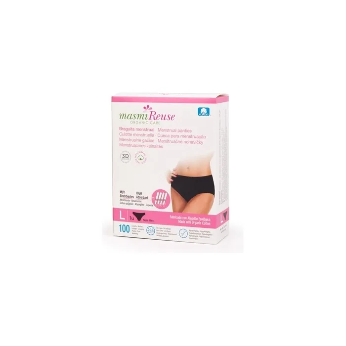 Masmi Organic Cotton Menstrual Brief Size L