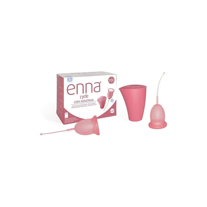 Enna Cycle Menstrual Cup S - Pack of 2 Cups with Sterile Box