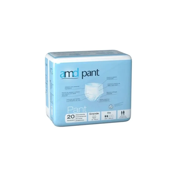 Amd Amd Absorbent Day Pant Panty Liner Large Size 40 Units