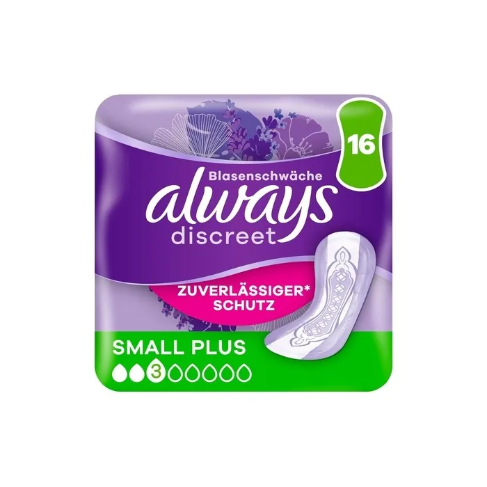 Always Discreet Incontinence Pads for Women Small