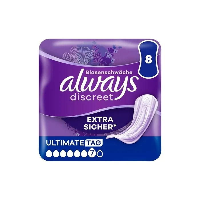 Always Discreet Ultimate Day Incontinence Pads for Women