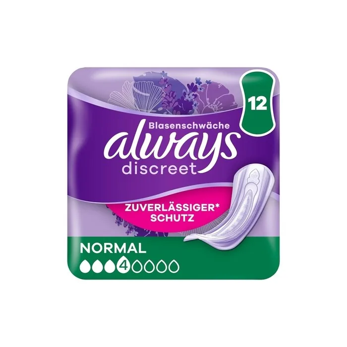 Always Discreet Incontinence Pads for Women