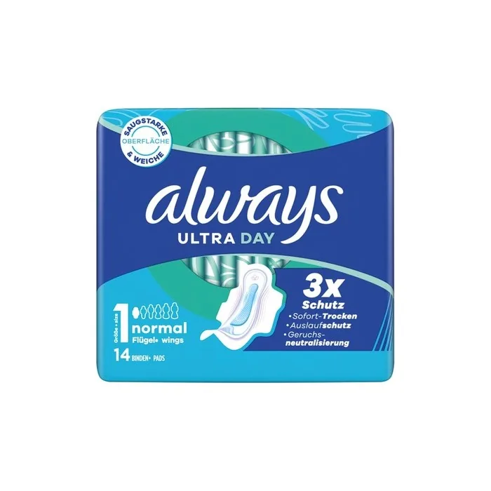 Always Always Ultra Thin Sanitary Napkin Normal Plus 14 Pieces