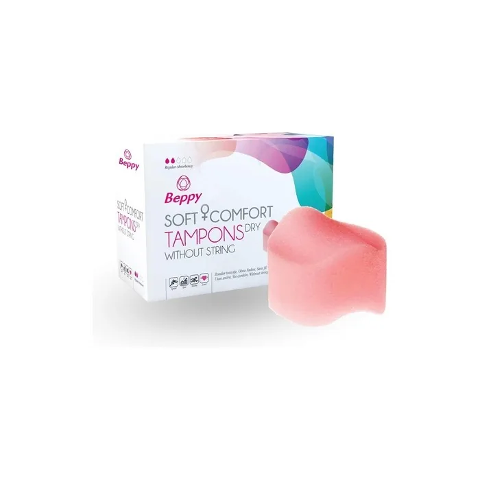 Beppy Comfort Dry Sponge Tampons - Pack of 2