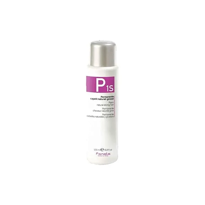 Fanola P1S Perm Natural Strong Hair Perm for Natural, Hardly Wavable and Fine Hair 500ml