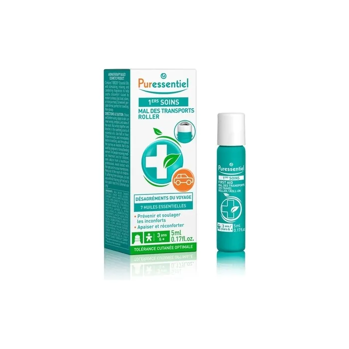 Puressentiel First Aid Transport Sickness Roller With 7 Essential Oils 5ml