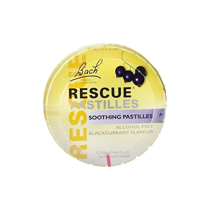 2 Pack X Pastilles Blackcurrant 50g - Rescue