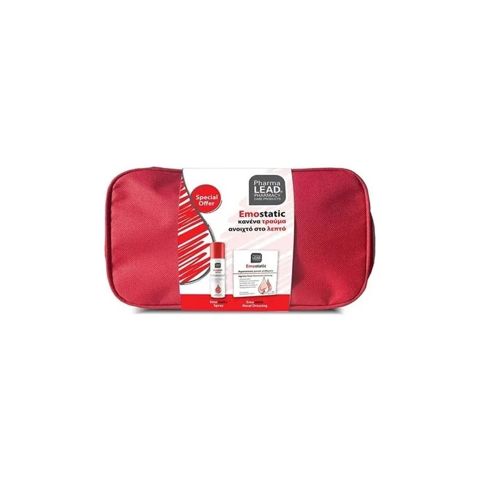 Pharmalead Emostatic Duo First Aid Kit With Hemostatic Spray 60ml And 2 Hemostatic Nasal Dressings